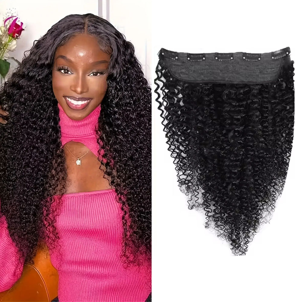 Seamless Clip In Hair Extensions Human Hair - 1-teilige Clips in einem Stück Haarverlängerung,