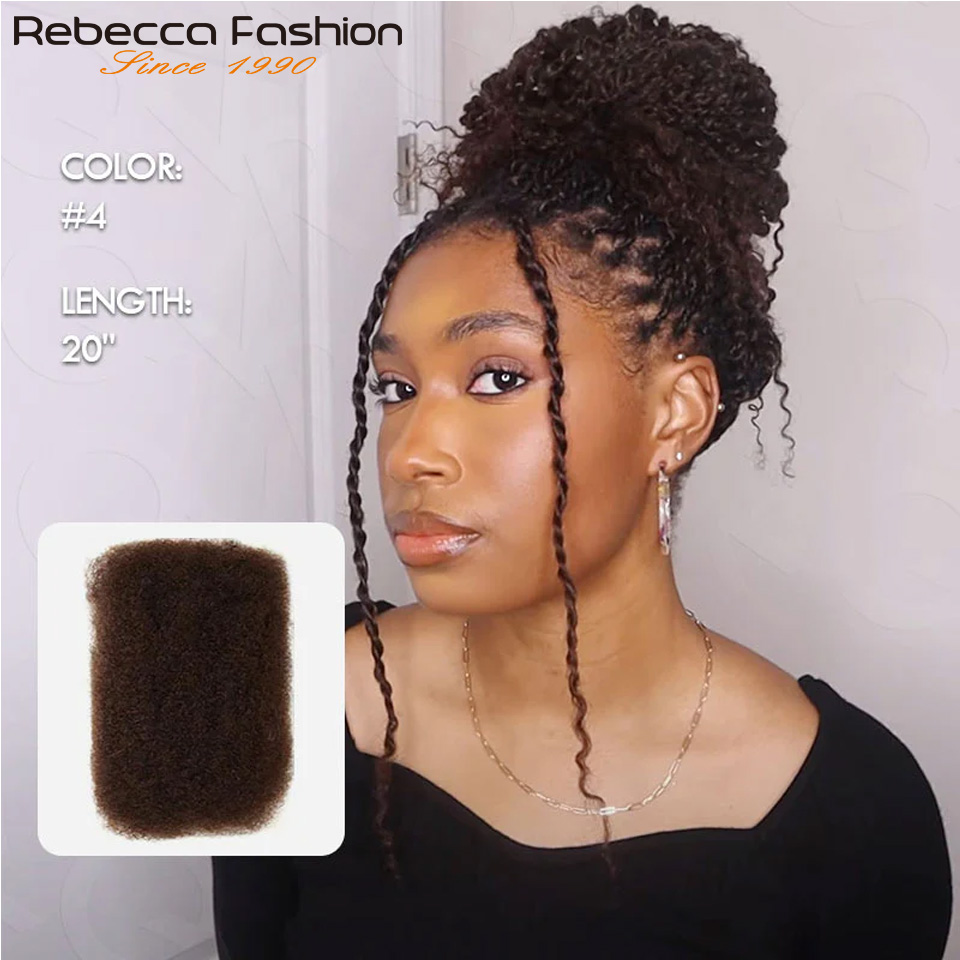 Water Wave Bulk Human Hair For Braiding - Afro Kinky Curly Bulk Echthaar zum