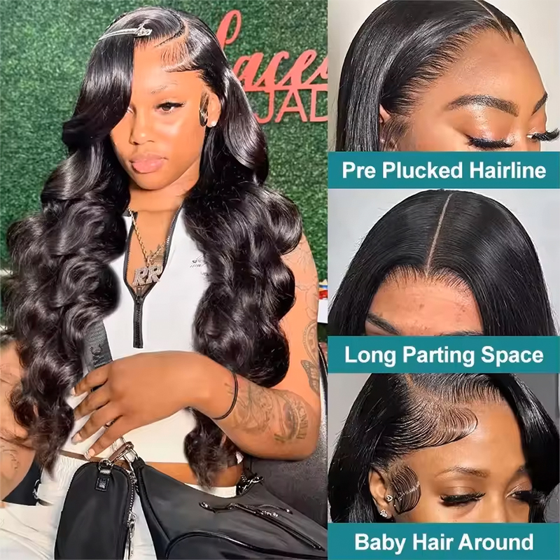 180-220% Dichte Naturschwarz 1 – Human Hair Wigs Bewertung und Preis