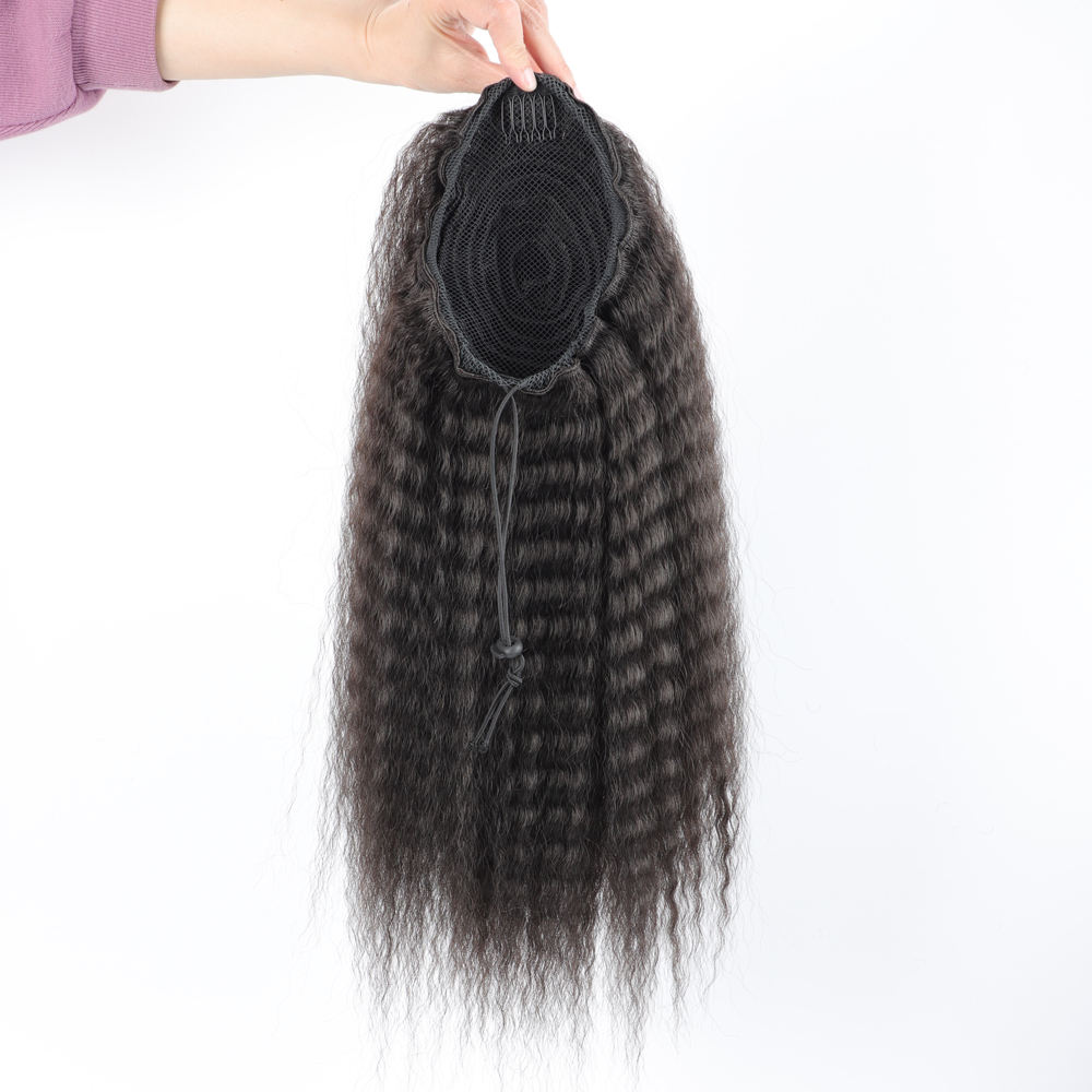 Gefälschte synthetische Kordel – Drawstring Afro Curly Puff Ponytail Bewertung und Preis