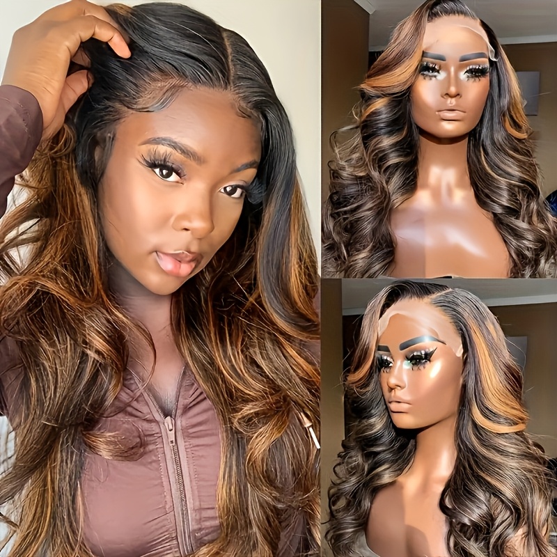 P1B30 Body Wave Highlight Ombr – Hd Lace Frontal Wig Human Hair Pre Plucked Bewertung und Preis