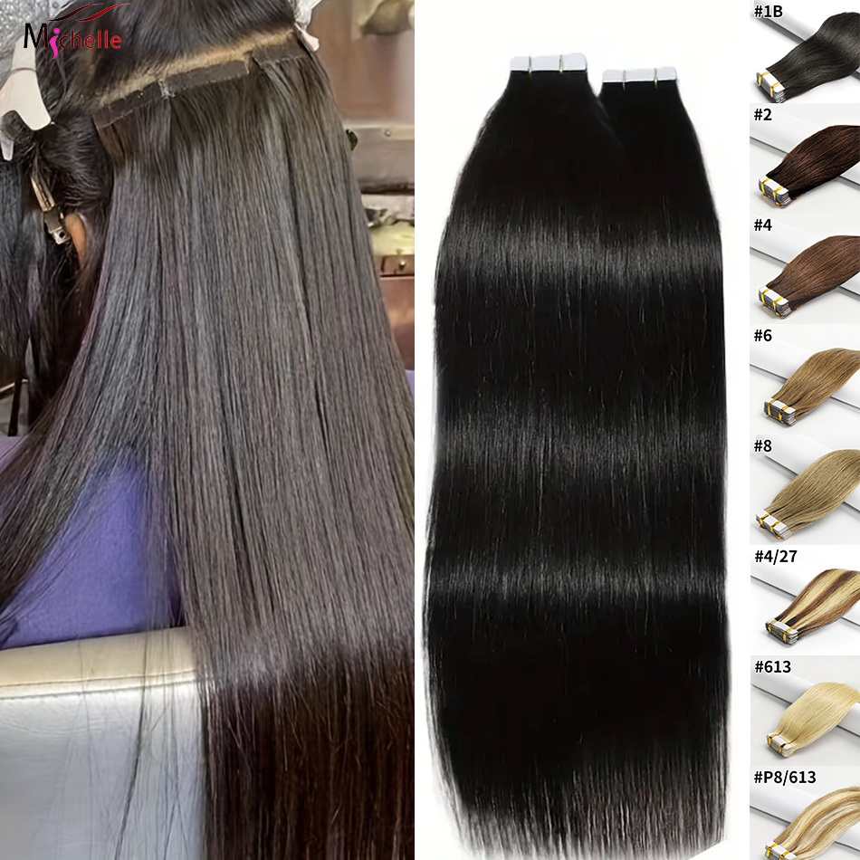Tape-in-Haarverlängerungen, gl – Invisible Tape In Extensions Real Hair Bewertung und Preis