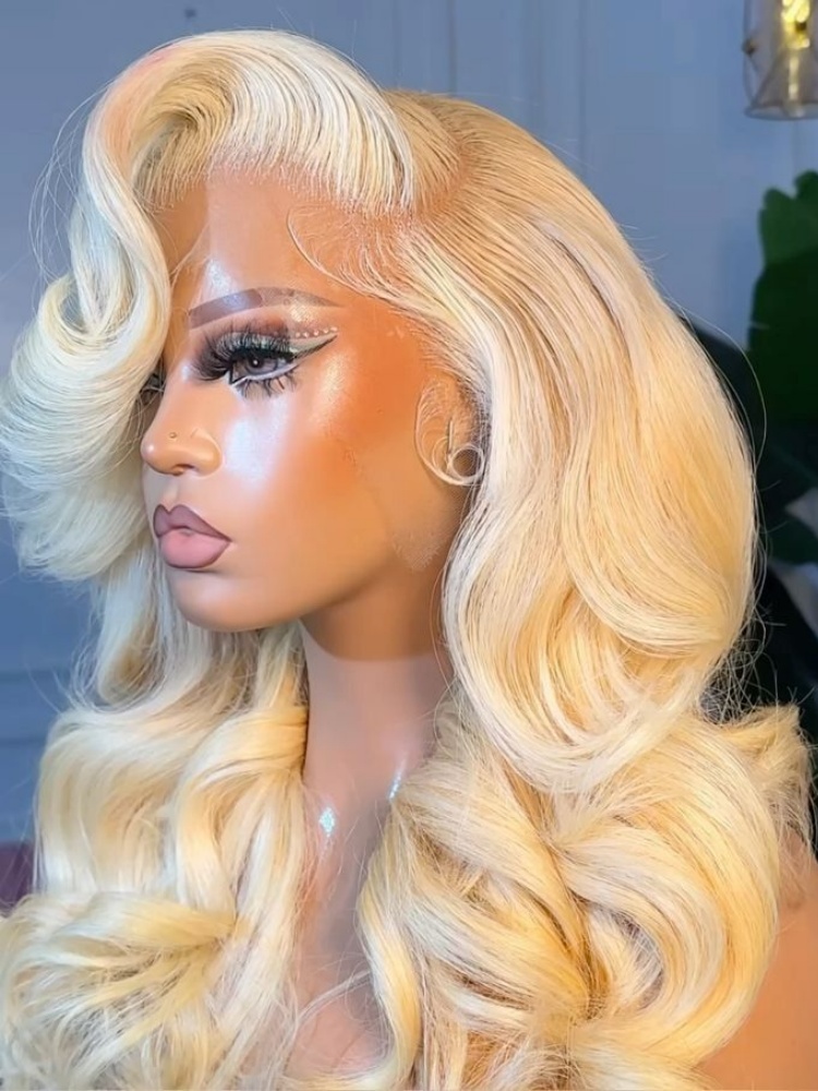 Honigblonde 613-Perücke, gewel – 613 Blonde Body Wave Lace Front Wig Bewertung und Preis