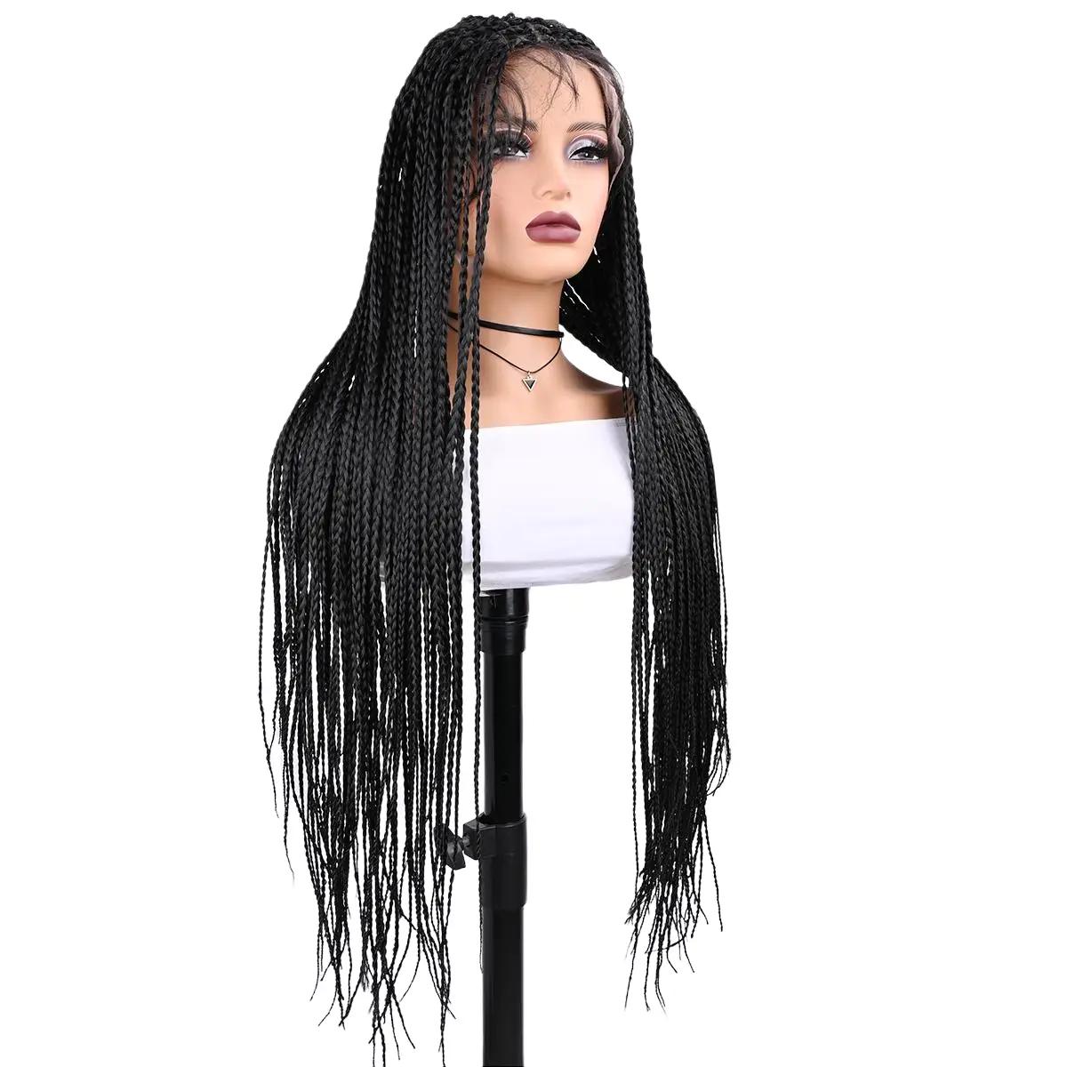 Synthetische Vollspitzenperück – Synthetic Braided Wigs For Black Women Bewertung und Preis