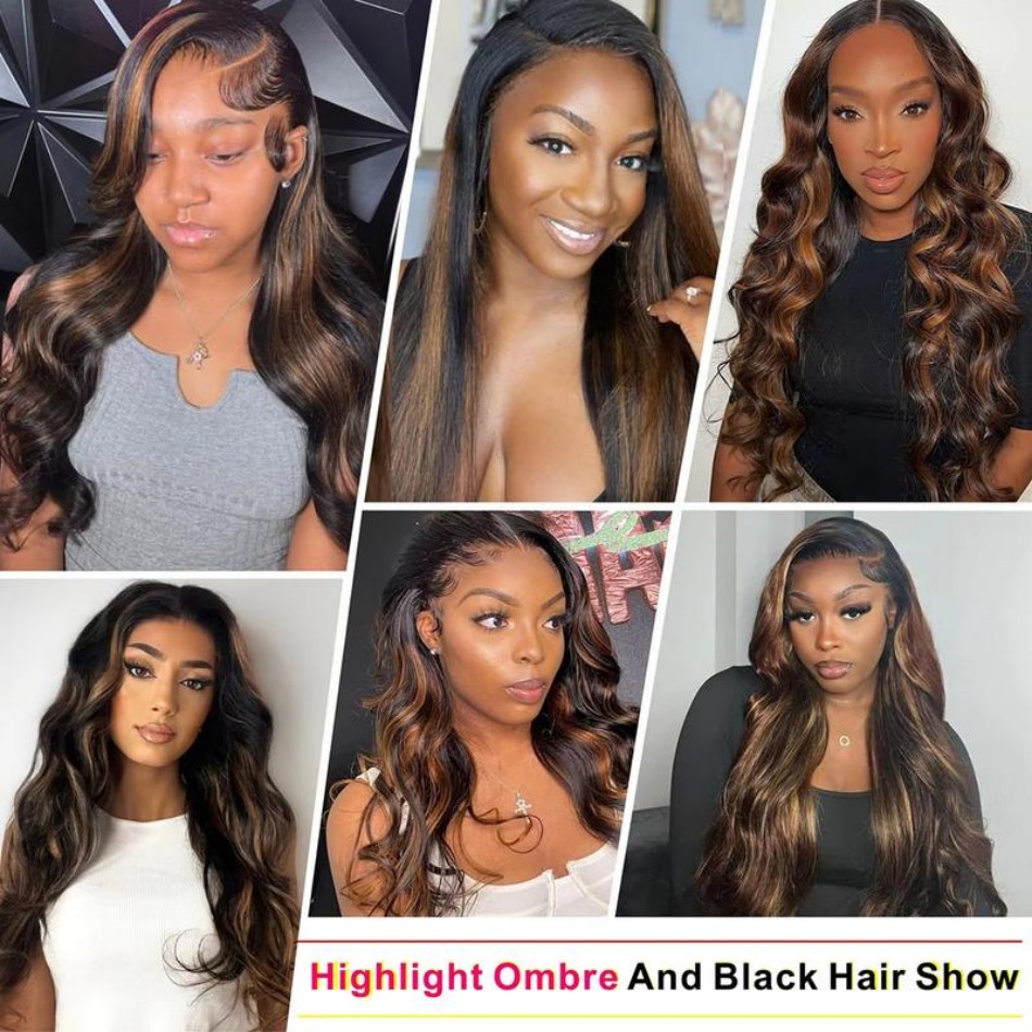 P1B30 Highlight Ombre Body Wav – Lace Front Wigs Bewertung und Preis