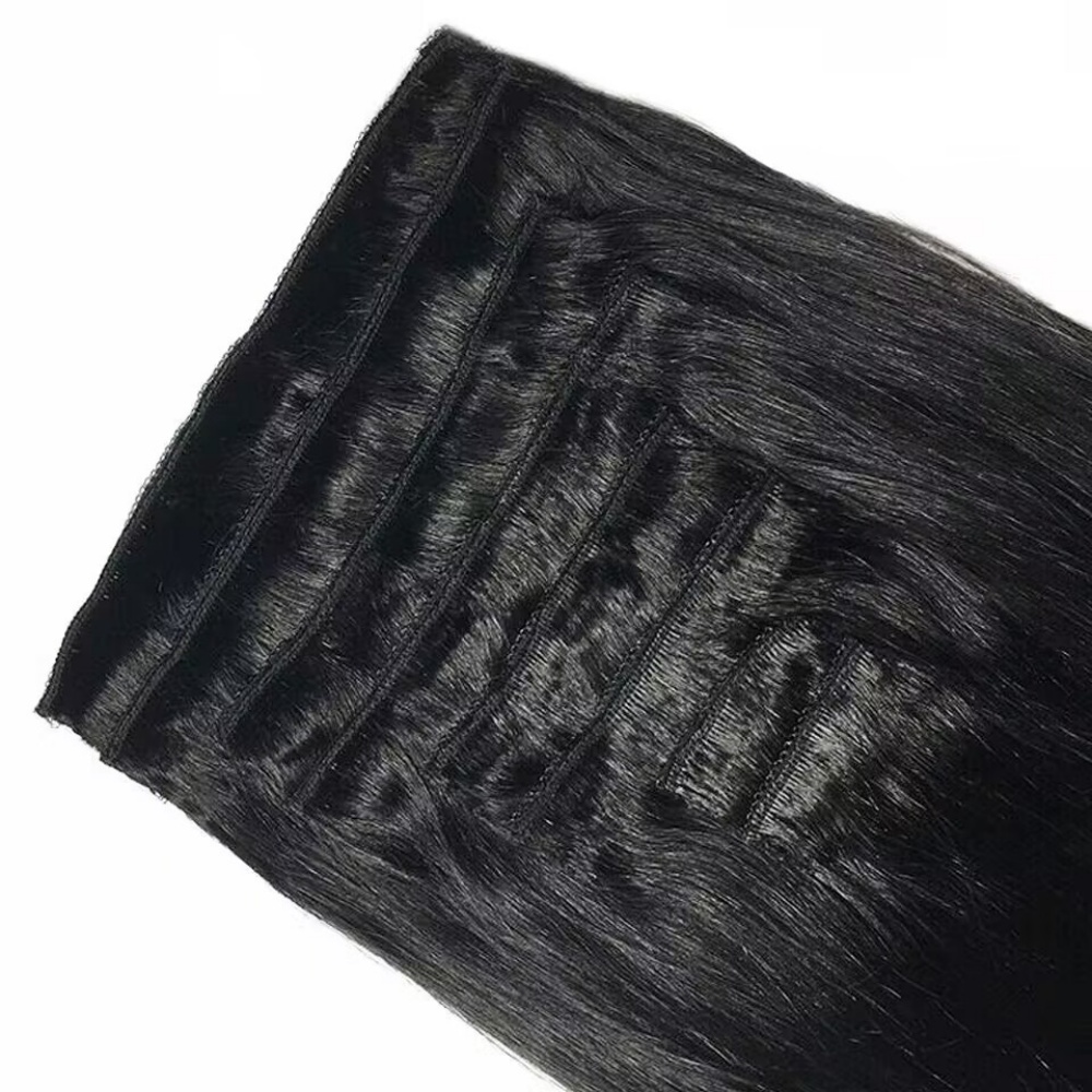 Natürliche gerade Clip-in-Haar – Seamless Clip In Hair Extensions Human Hair Bewertung und Preis
