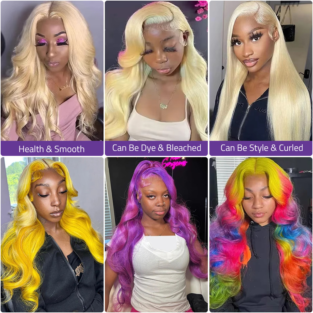 13x4 13x6 HD Transparente Lace – 613 Blonde Body Wave Lace Front Wig Bewertung und Preis