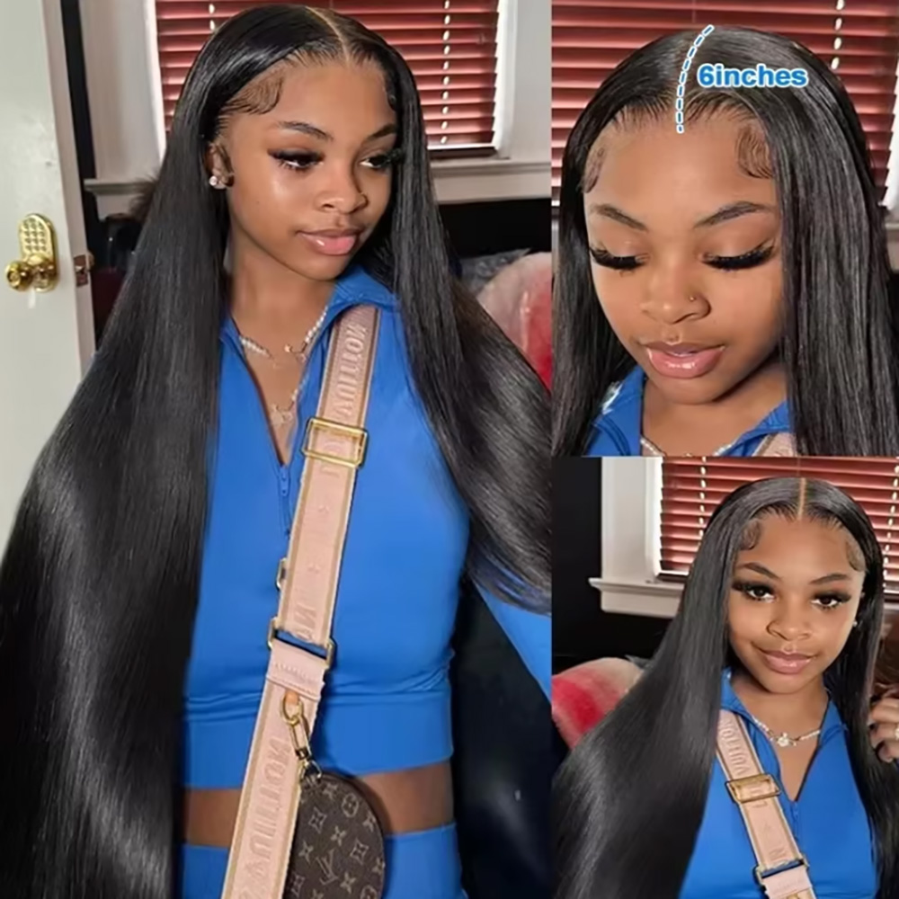 Natürliche schwarze, seidig gl – Human Hair Wigs Bewertung und Preis