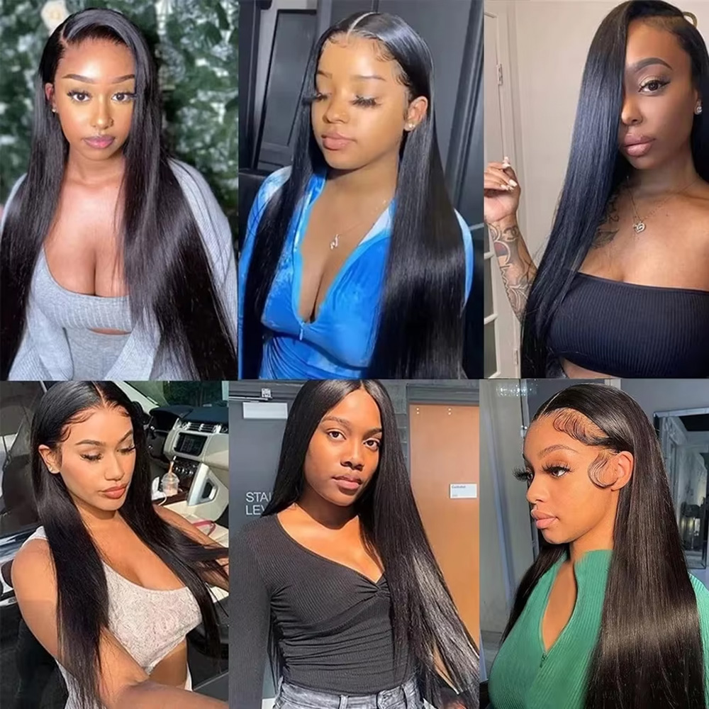 Natürliche schwarze, seidig gl – Human Hair Wigs Bewertung und Preis