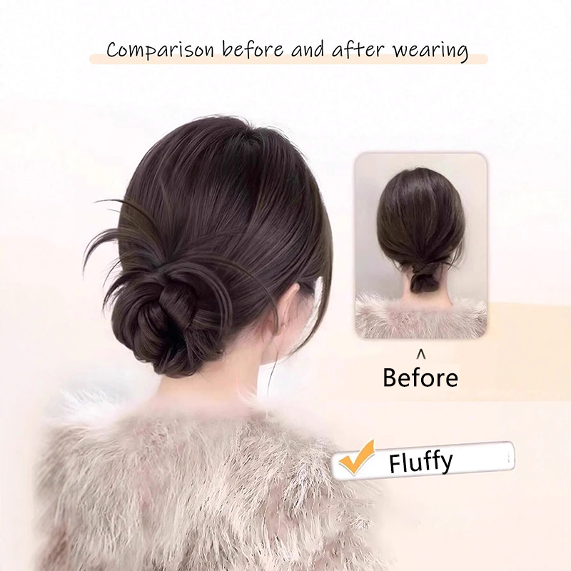 Flauschiger, stacheliger, unor – Claw Clip Messy Bun Hair Piece Bewertung und Preis