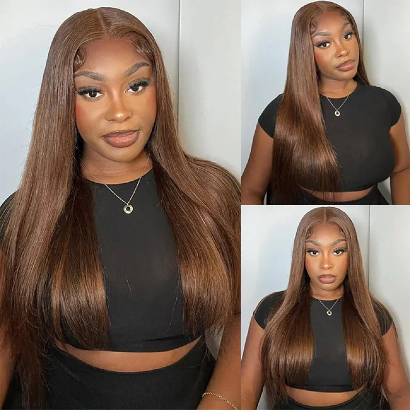 220% Dichte 34 Zoll Schokolade – Lace Front Wigs Bewertung und Preis