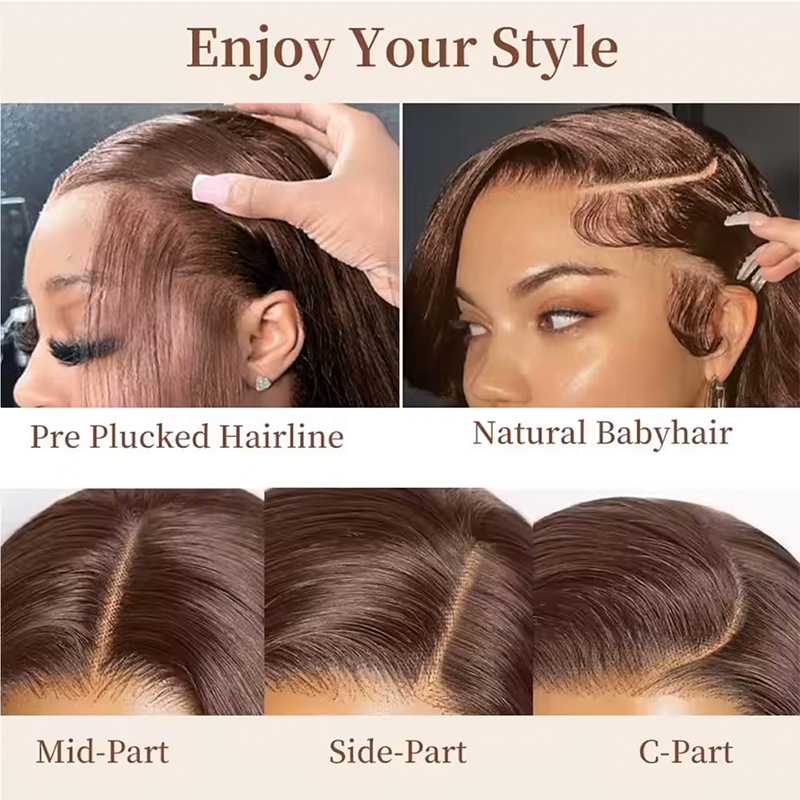 220% Dichte 34 Zoll Schokolade – Lace Front Wigs Bewertung und Preis