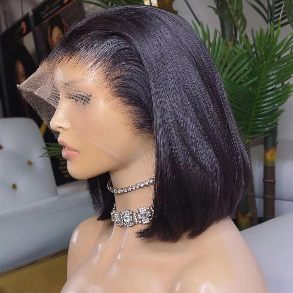 250 Dichte, glattes, 13x4 Lace – Pre Parted 13X4 Lace Front Bob Wig Bewertung und Preis