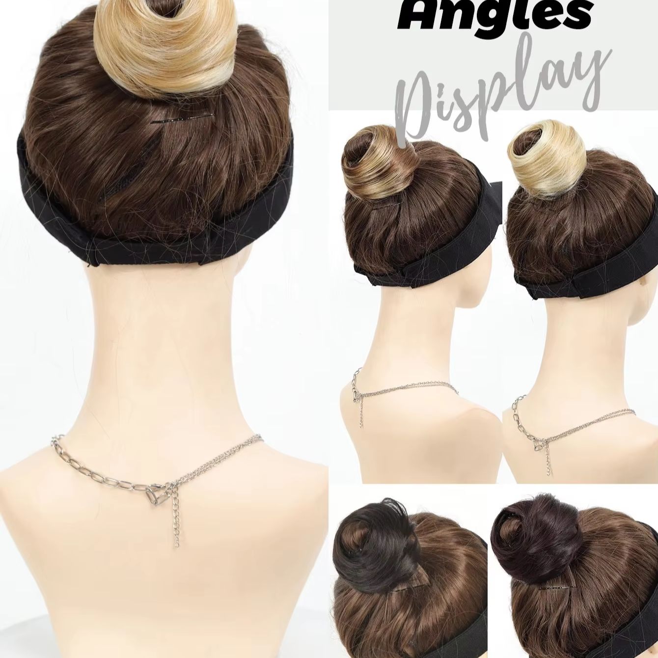 Synthetischer Mini-Haarknoten  – Claw Clip Messy Bun Hair Piece Bewertung und Preis